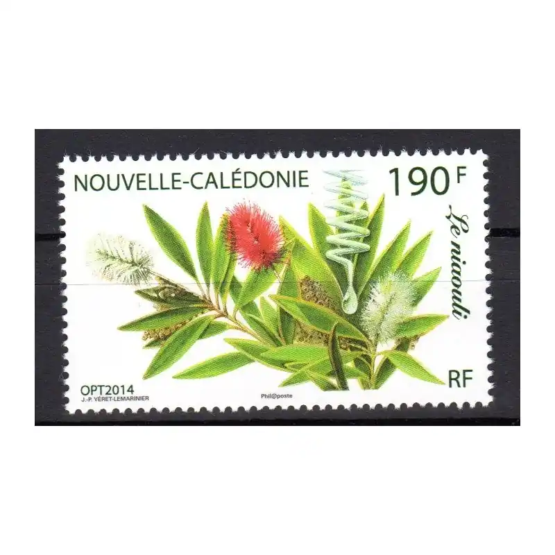 Timbre Nouvelle Calédonie n°1230 Le Niaouli Fait Main