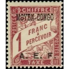 Nouvelle Collection Timbre de collection Congo - Taxe 09