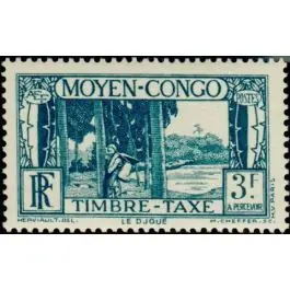Prix Promo Timbre de collection Congo - Taxe 33