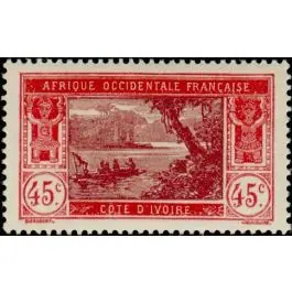 Gros Lot Timbre de collection Cote d'Ivoire - 104