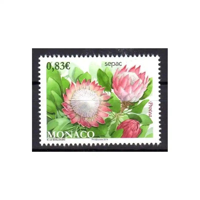 Meilleur Choix Timbre Monaco n°2934 SEPAC 2014 - les fleurs