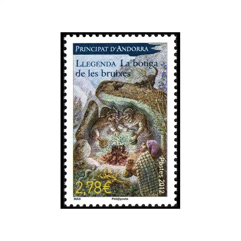 Prix Réduit Timbre Andorre Français n°718