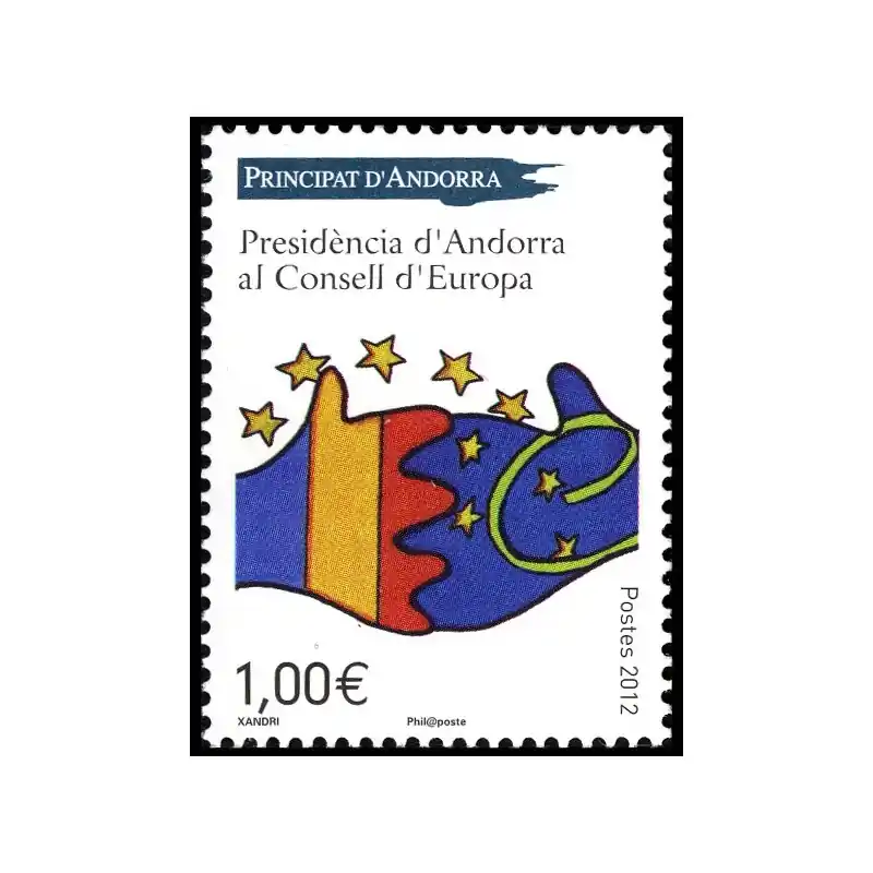 Garantie Incluse Timbre Andorre Français n°731