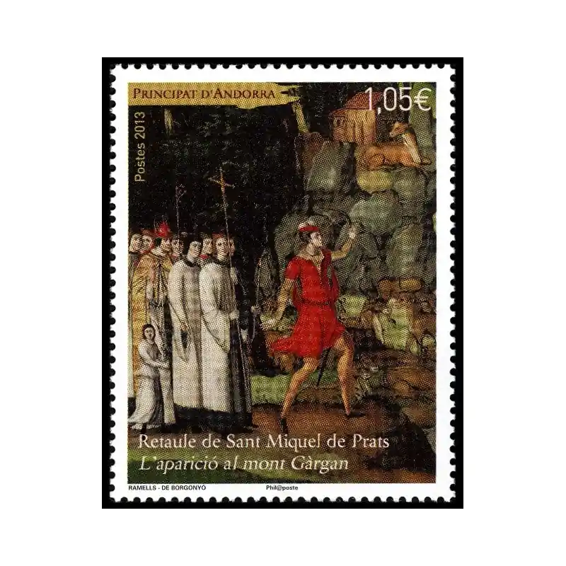 Gros Lot Timbre Andorre Français n°740