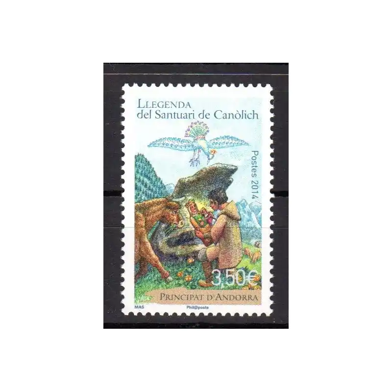 Promotion Timbre Andorre Français n°748