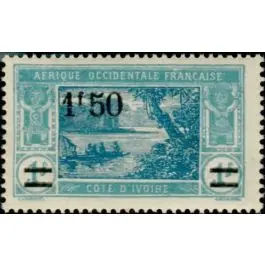 Certifié Timbre de collection Cote d'Ivoire - 077