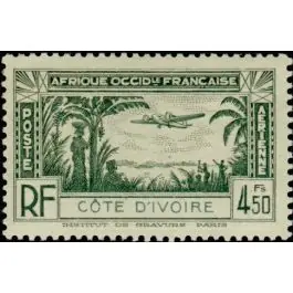 Timbre de collection Cote d'Ivoire - Poste Arienne 03 Original