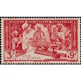 Prix Promo Timbre de collection Cote d'Ivoire - Poste Arienne 08