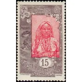 Produit De Marque Timbre de collection Cote des Somalies - 088