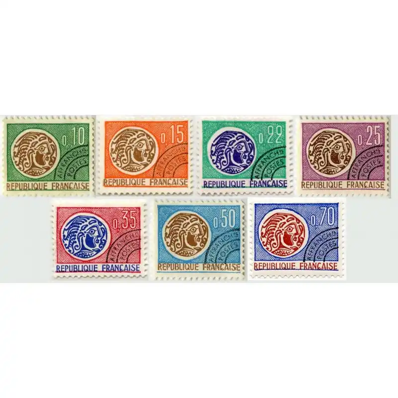 Timbres Préoblitérés France n°123 à 129 Neuf ** Achat Immédiat