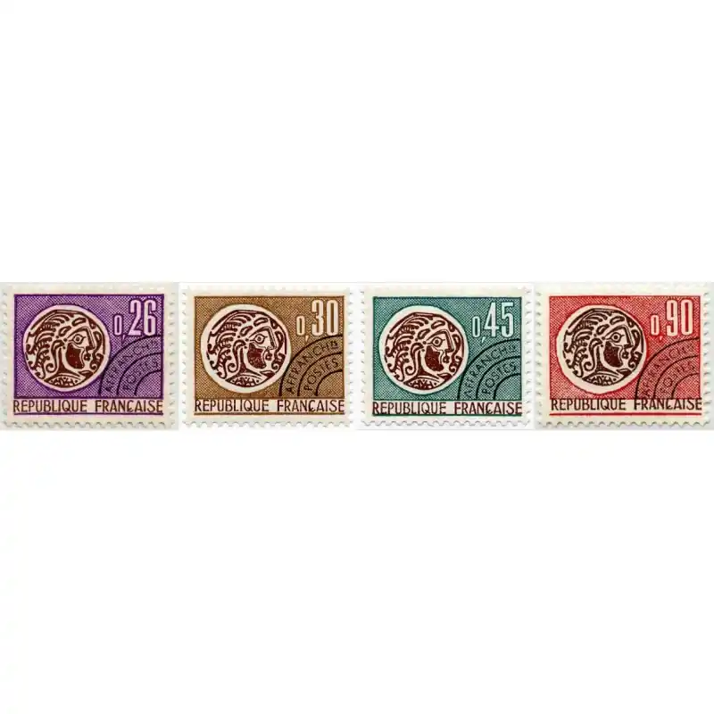 Timbres Préoblitérés France n°130 à 133 Neuf ** Tendance