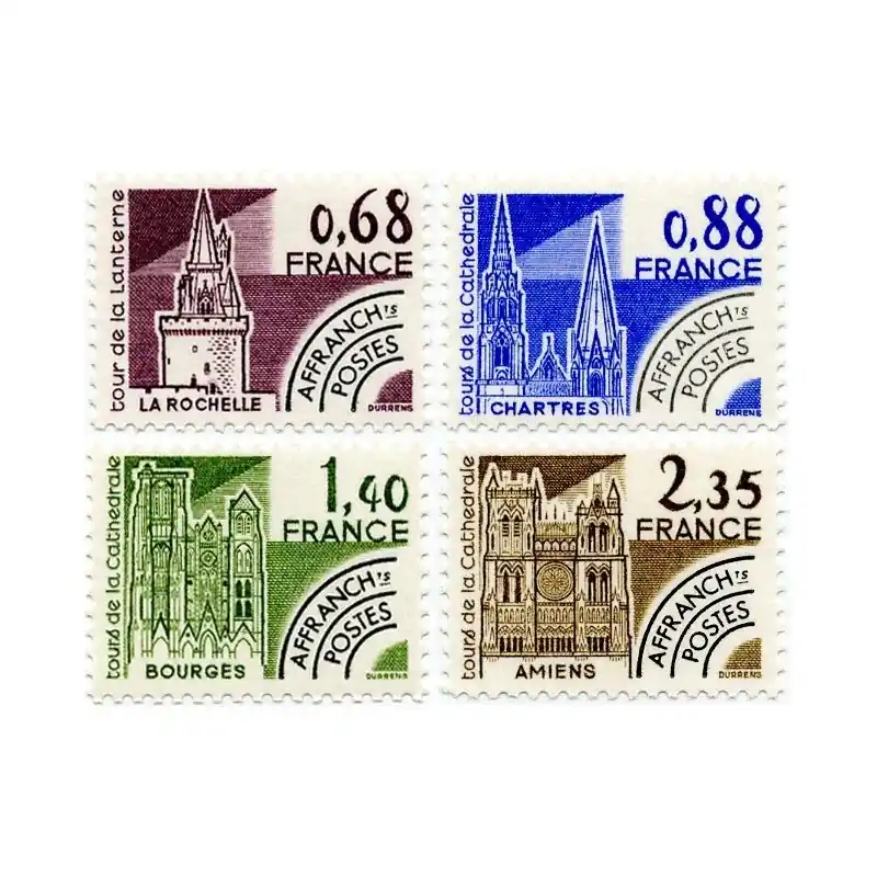 Garantie Incluse Timbres Préoblitérés France n°162 à 165 Neuf **