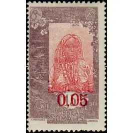 Timbre de collection Cote des Somalies - 111 Achat Immédiat