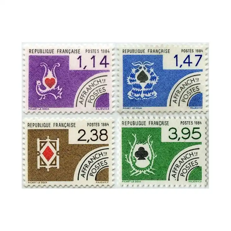 Petit Prix Timbres Préoblitérés France n°182 à 185 Neuf **