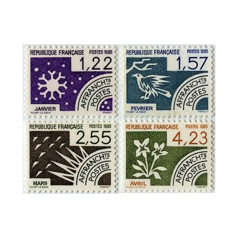 Timbres Préoblitérés France n°186 à 189 Neuf ** Must-Have