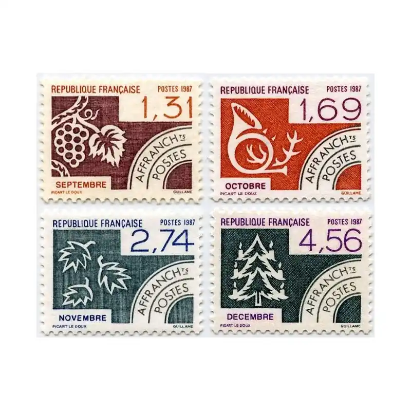 Offre Limitée Timbres Préoblitérés France n°194 à 197 Neuf **