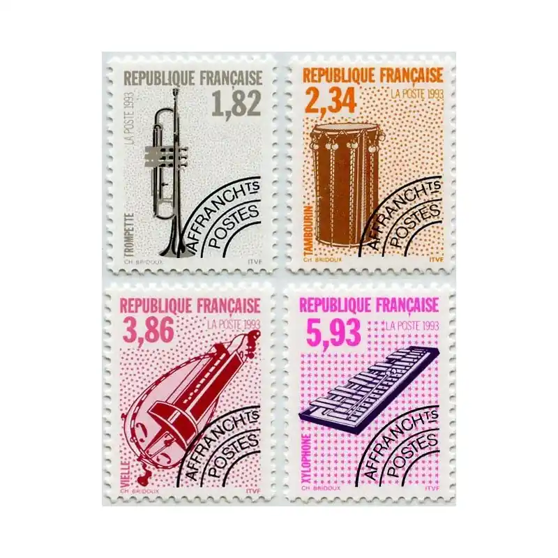 Timbres Préoblitérés France n°228 à 231 Neuf ** Achat Immédiat