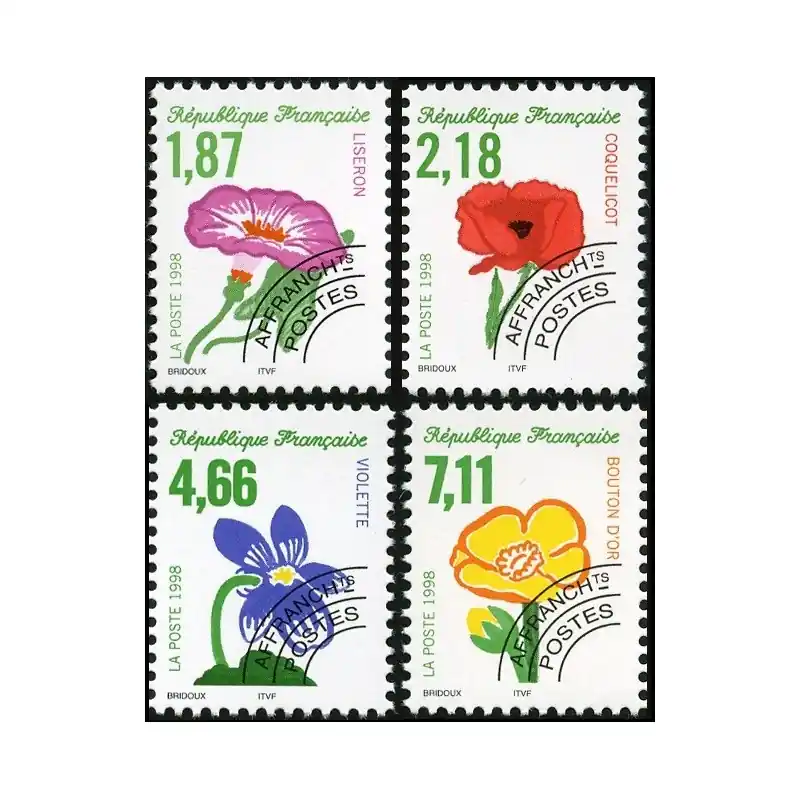 Timbres Préoblitérés France n°240 à 243 Neuf ** Usine Directe