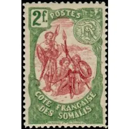 Petit Prix Timbre de collection Cote des Somalies - 051