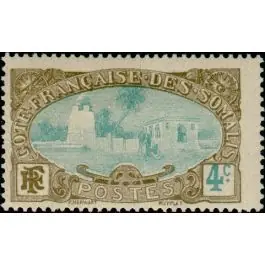 Authentique Timbre de collection Cote des Somalies - 069