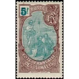 Top Qualité Timbre de collection Cote des Somalies - 082
