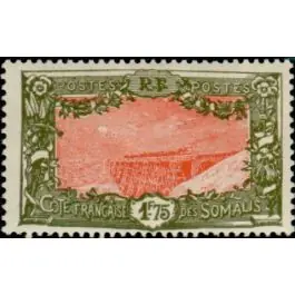 Gros Lot Timbre de collection Cote des Somalies - 135A