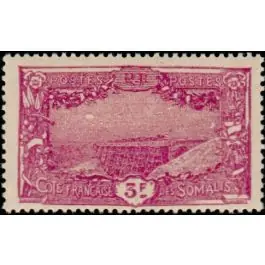Original Timbre de collection Cote des Somalies - 136