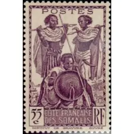 Seulement Aujourd’hui Timbre de collection Cote des Somalies - 159