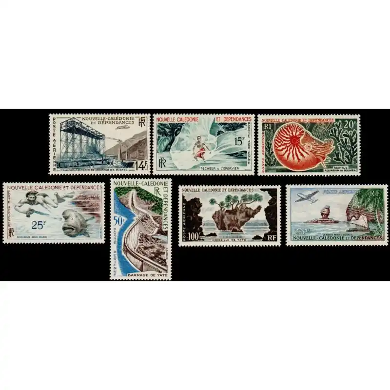 Nouvelle Calédonie Poste Aérienne n°66 à 72 Top Vente