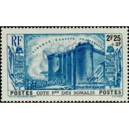 Prix Choc Timbre de collection Cote des Somalies - 176