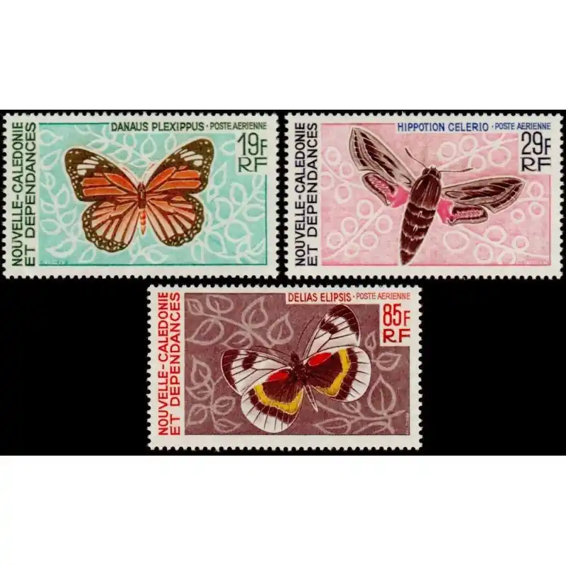 Nouvelle Calédonie Poste Aérienne n°92 à 94 Promotion Saisonnière
