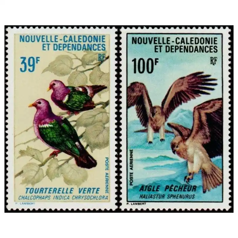 Artisanat Nouvelle Calédonie Poste Aérienne n°110 et 111