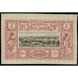 Timbre de collection Cote des Somalies - 007 Dernier Modèle