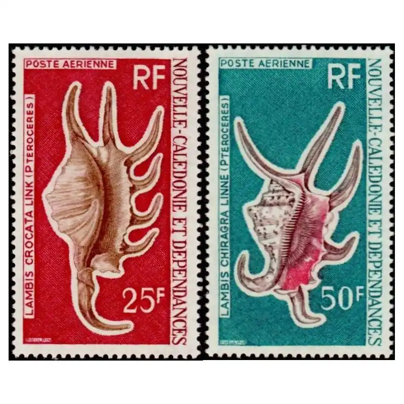 Prix Choc Nouvelle Calédonie Poste Aérienne n°129 et 130