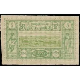 Timbre de collection Cote des Somalies - 027 Garantie Incluse