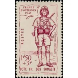 Haute Qualité Timbre de collection Cote des Somalies - 189