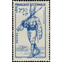 Prix Cassé Timbre de collection Cote des Somalies - 190