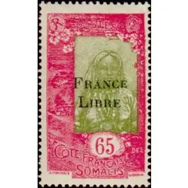 Gros Lot Timbre de collection Cote des Somalies - 201