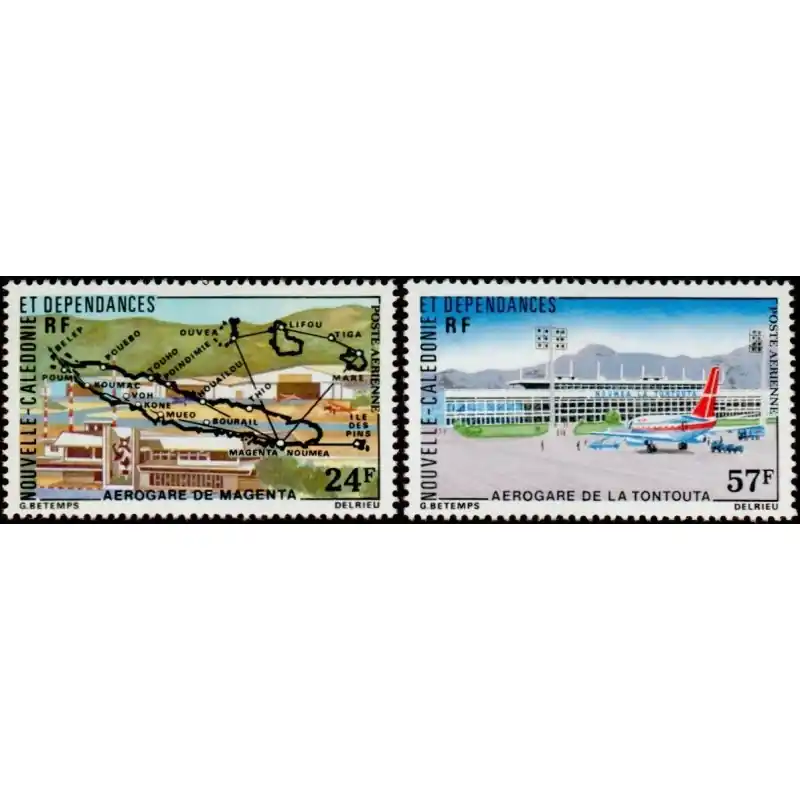 Meilleure Qualité Nouvelle Calédonie Poste Aérienne n°179 et 180
