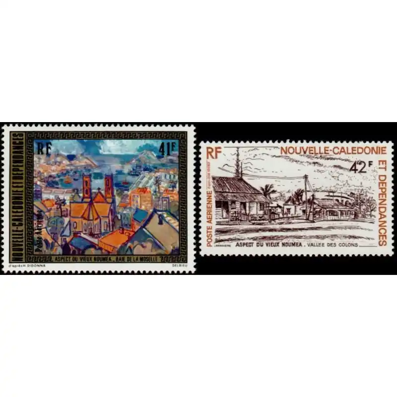 Nouvelle Calédonie Poste Aérienne n°182 et 183 Marque