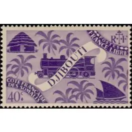 Premium Timbre de collection Cote des Somalies - 238