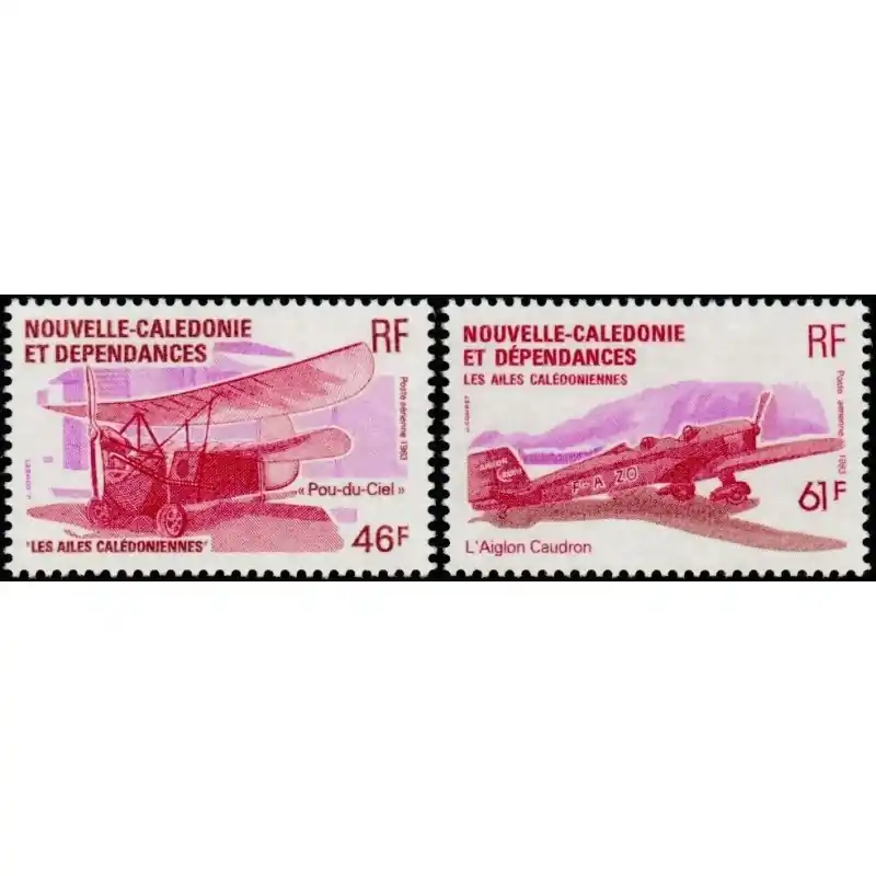 Nouveauté Nouvelle Calédonie Poste Aérienne n°230 et 231