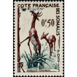 Nouveauté Timbre de collection Cote des Somalies - 289