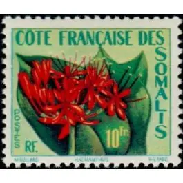 Bon Marché Timbre de collection Cote des Somalies - 290