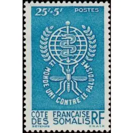 Nouvelle Collection Timbre de collection Cote des Somalies - 304