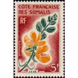 Dernier Modèle Timbre de collection Cote des Somalies - 325