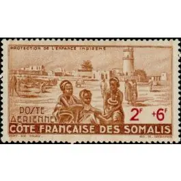 Pas Cher Timbre de collection Cote des Somalies - Poste Arienne 09