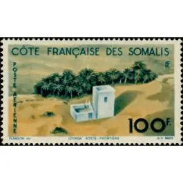 Expédition Rapide Timbre de collection Cote des Somalies - Poste Arienne 21