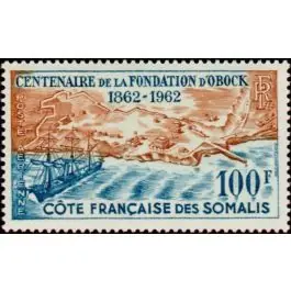 Timbre de collection Cote des Somalies - Poste Arienne 30 Pas Cher