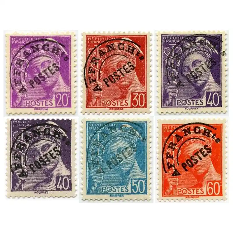 Premium Timbres Préoblitérés France n°78 à 83 Neuf **